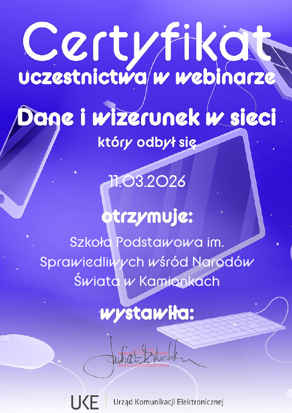 Dane i wizerunek w sieci